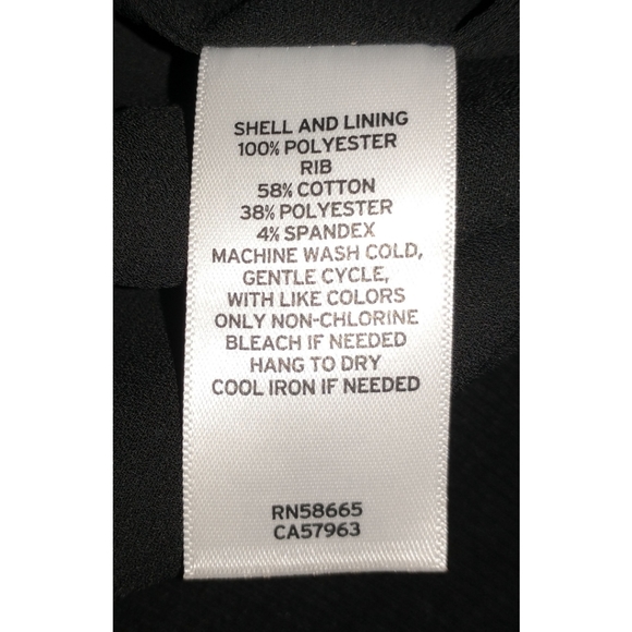 Melrose & Market Jacket Size S Black Satin - Picture 9 of 10